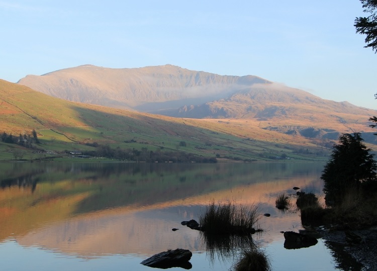 Snowdon at sunset